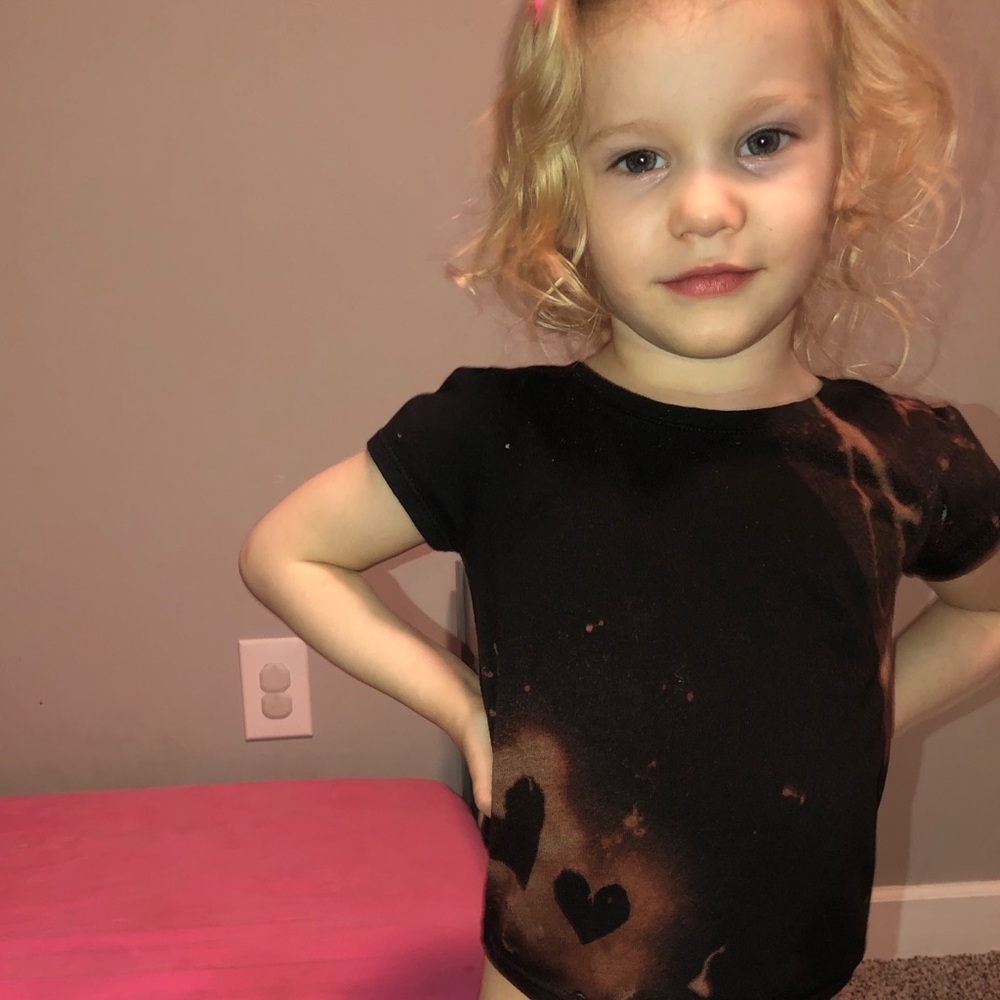 Handmade distressed toddler T-shirt